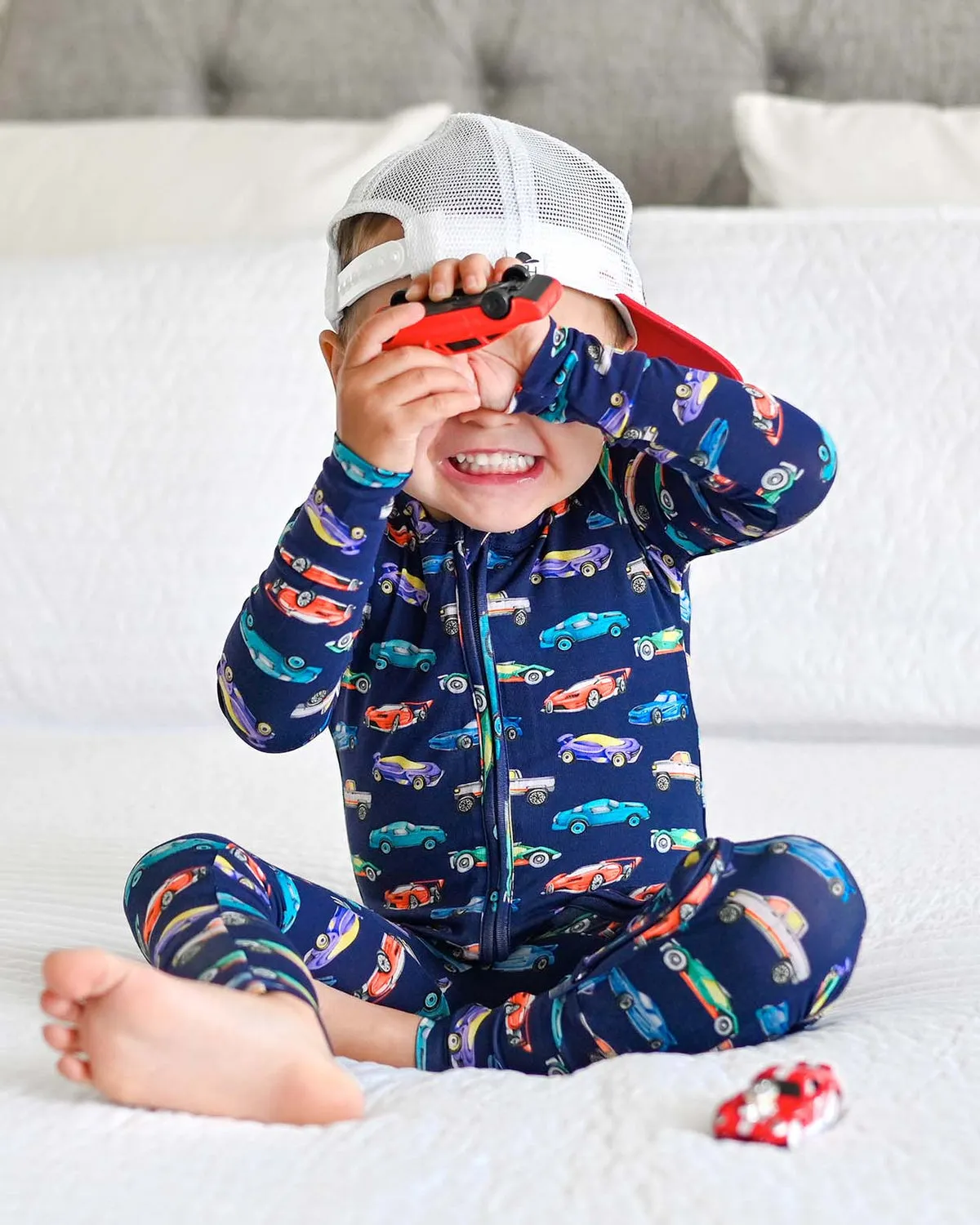 Lev Baby Jackson Race Cars ‘Poppy’™: The Convertible Romper