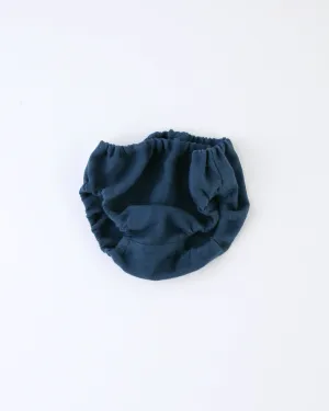 Linen Bloomer in Navy