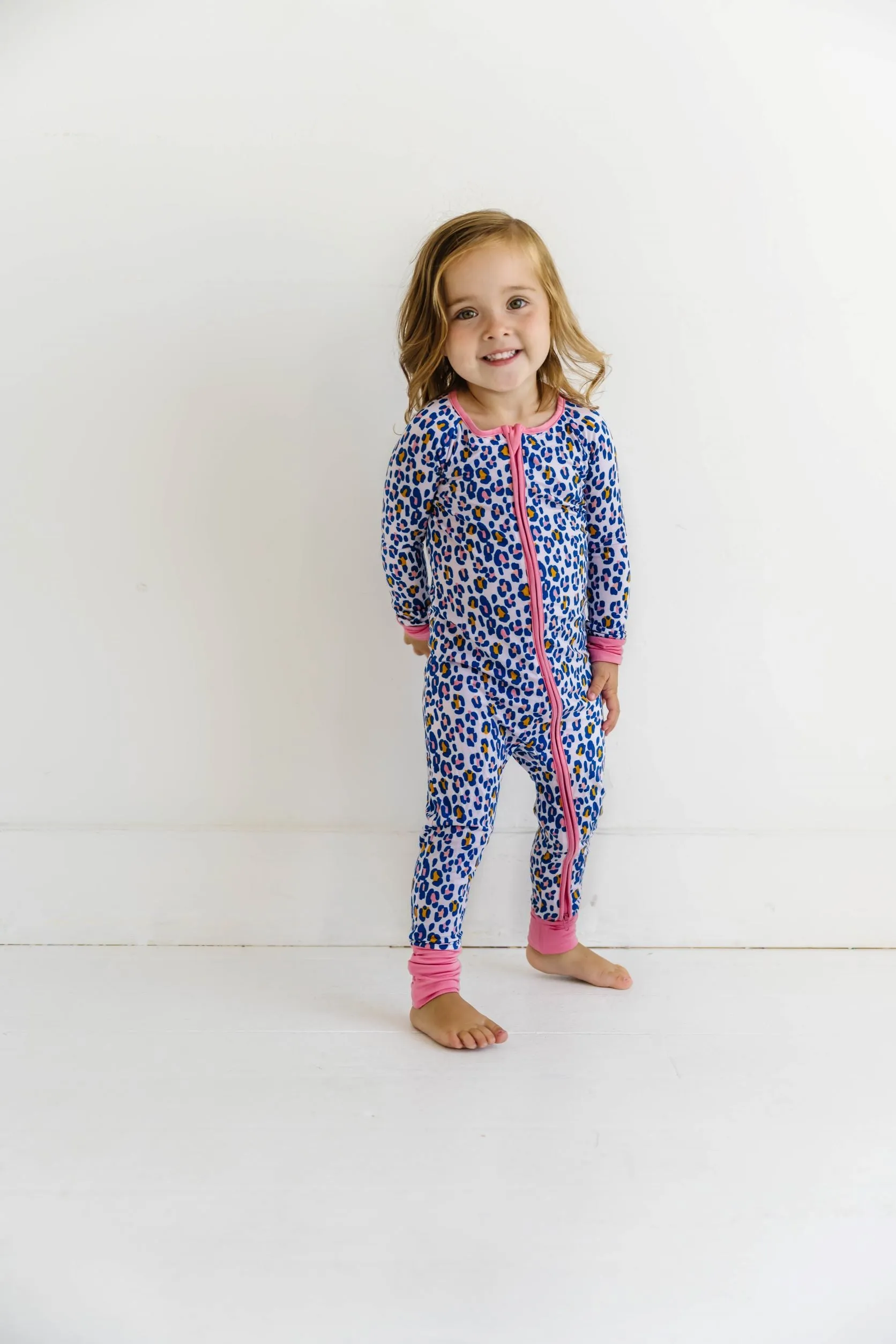 Little Sleepies Wild Leopard Convertible Romper/Sleeper
