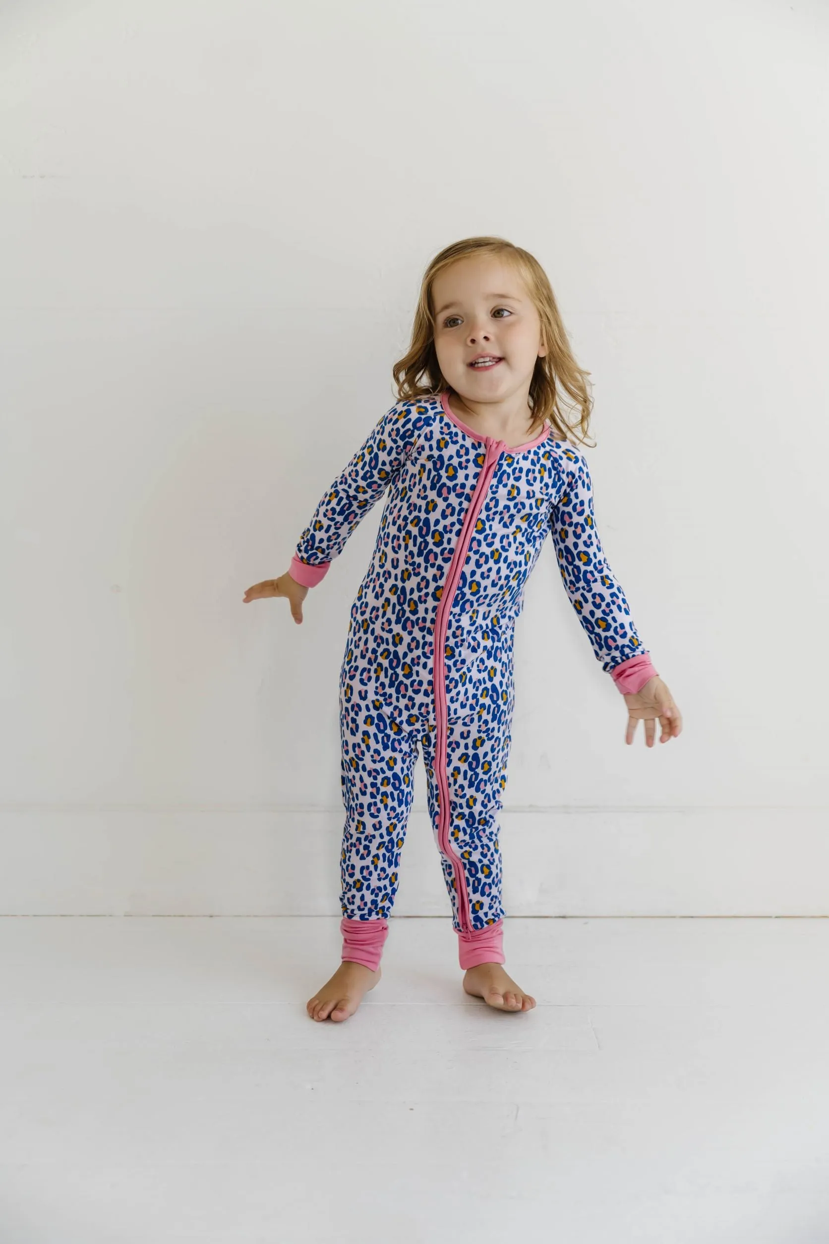 Little Sleepies Wild Leopard Convertible Romper/Sleeper