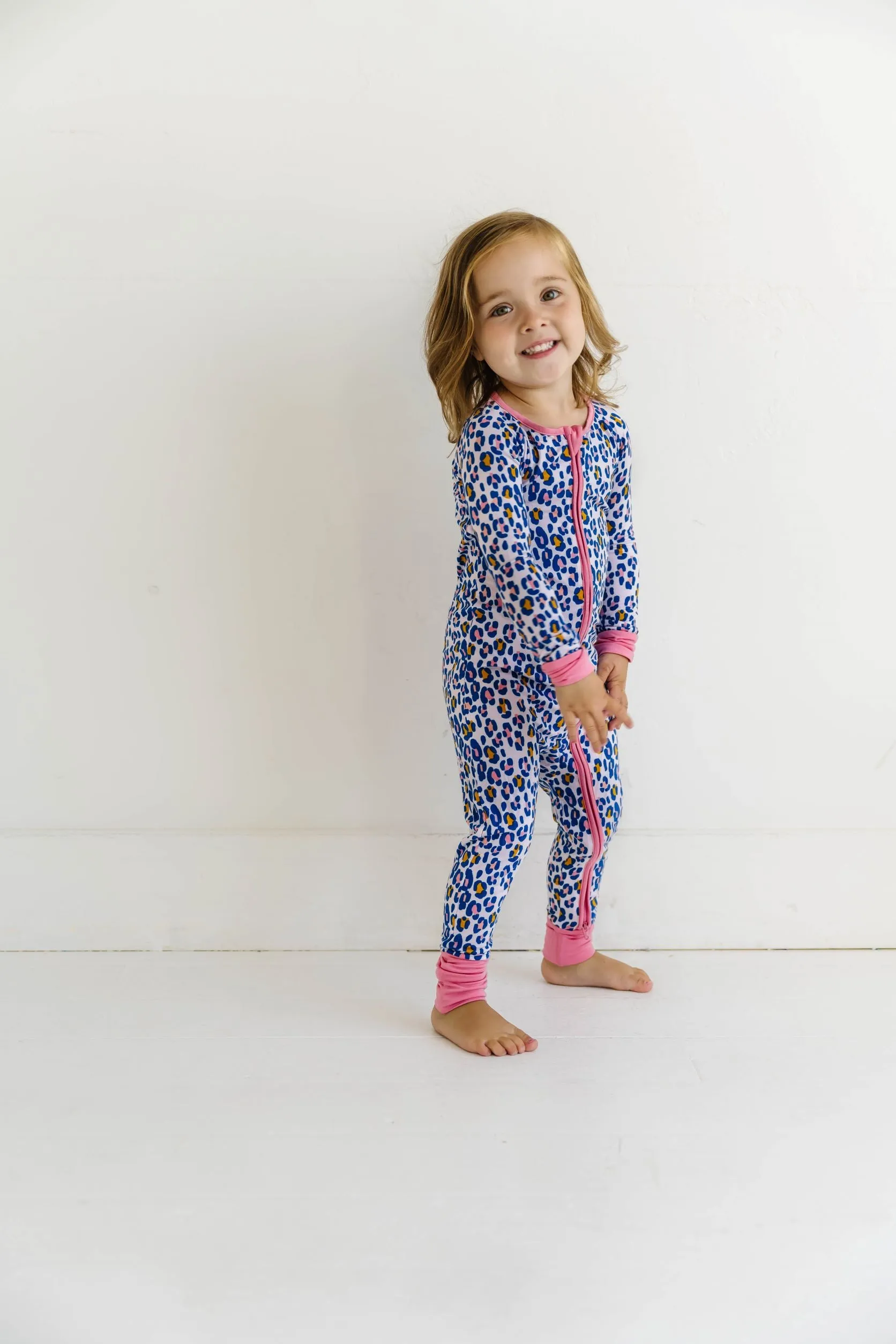 Little Sleepies Wild Leopard Convertible Romper/Sleeper