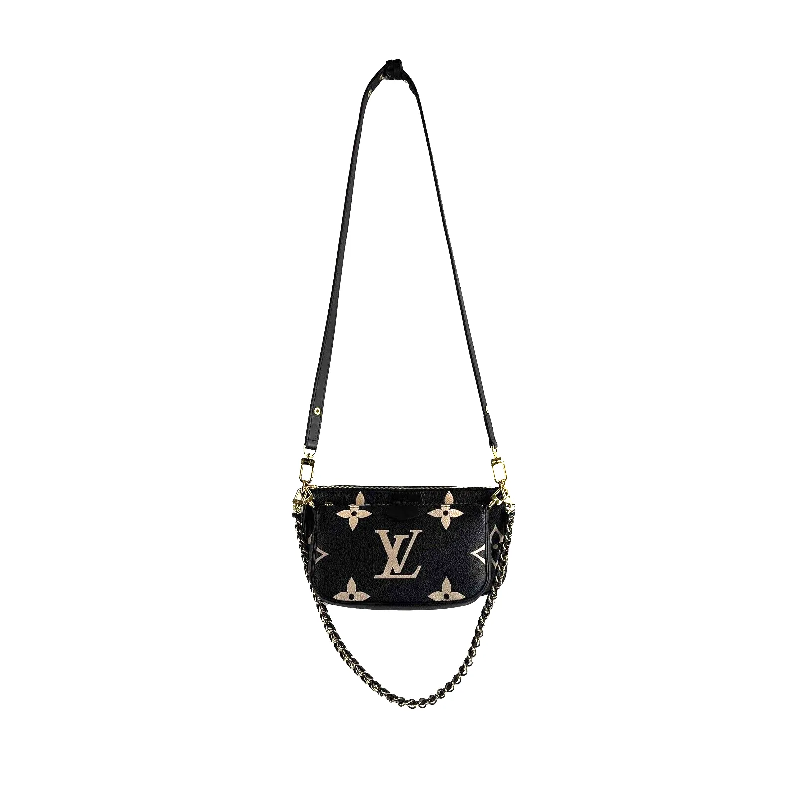 Louis Vuitton Bi-Color Monogram Empreinte Multi Pochette