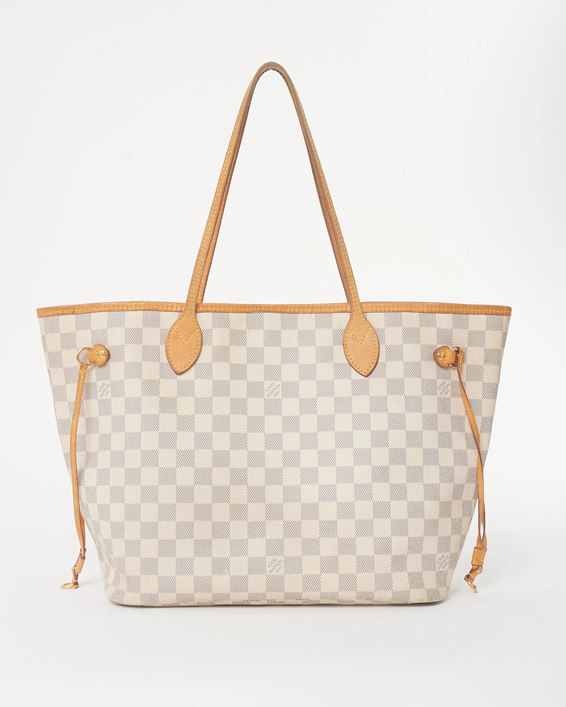 Louis Vuitton Damier Azur Coated Canvas Neverfull MM Bag