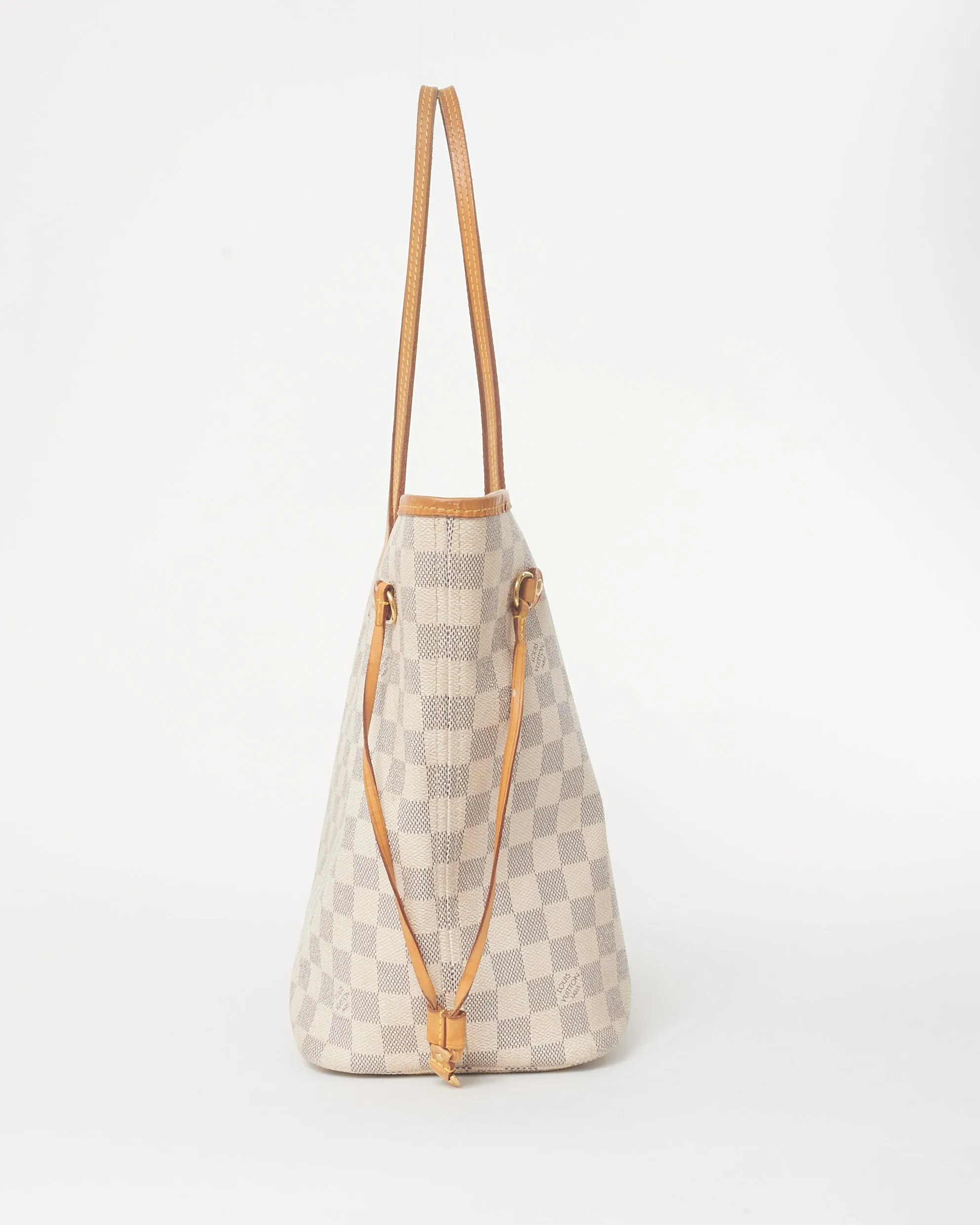 Louis Vuitton Damier Azur Coated Canvas Neverfull MM Bag