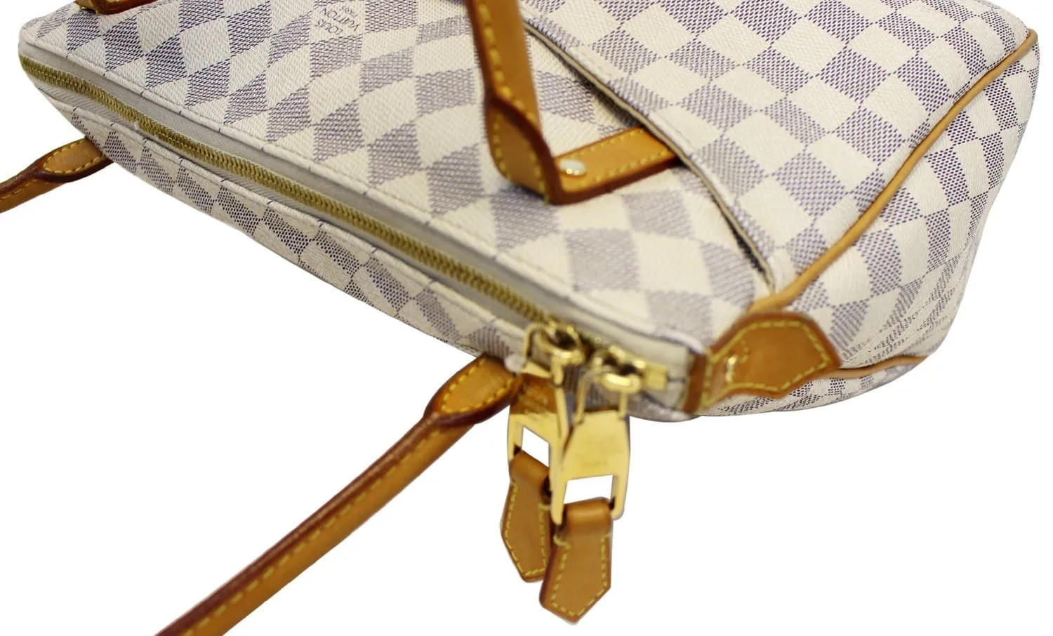 LOUIS VUITTON Damier Azur Figheri PM Shoulder Bag