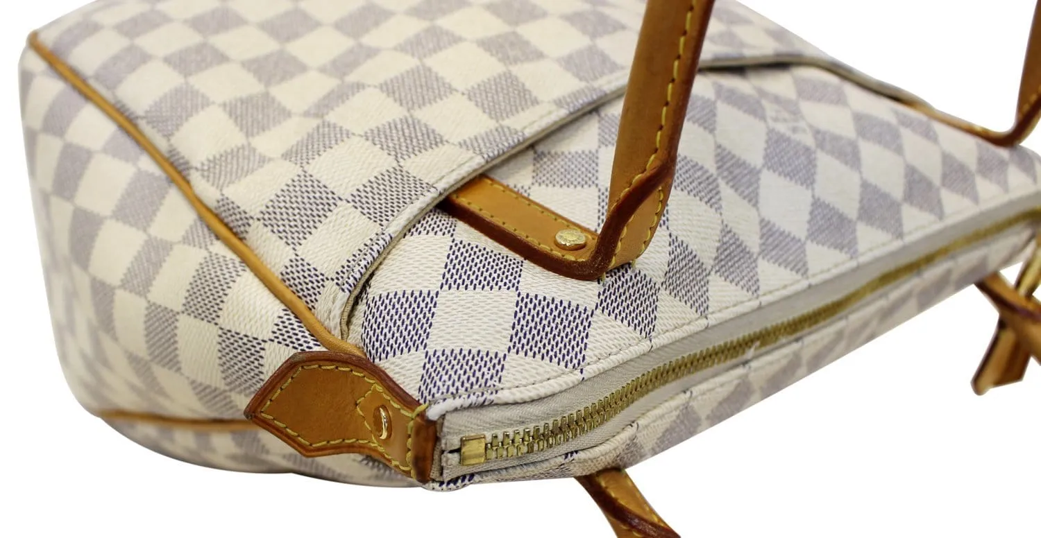 LOUIS VUITTON Damier Azur Figheri PM Shoulder Bag