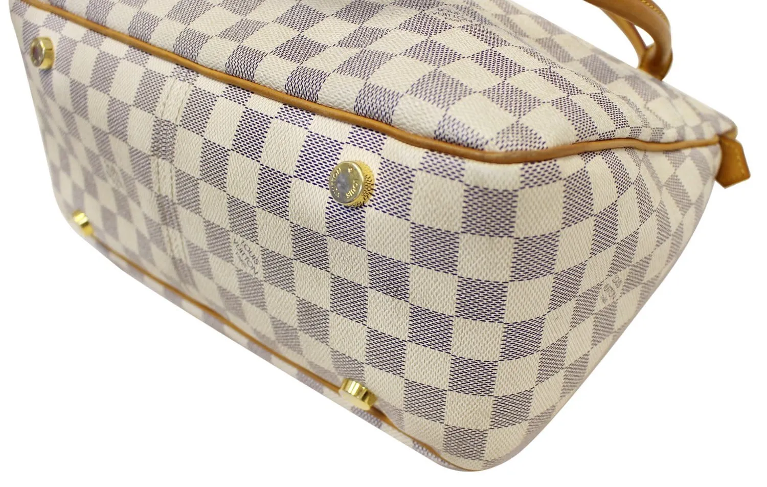 LOUIS VUITTON Damier Azur Figheri PM Shoulder Bag