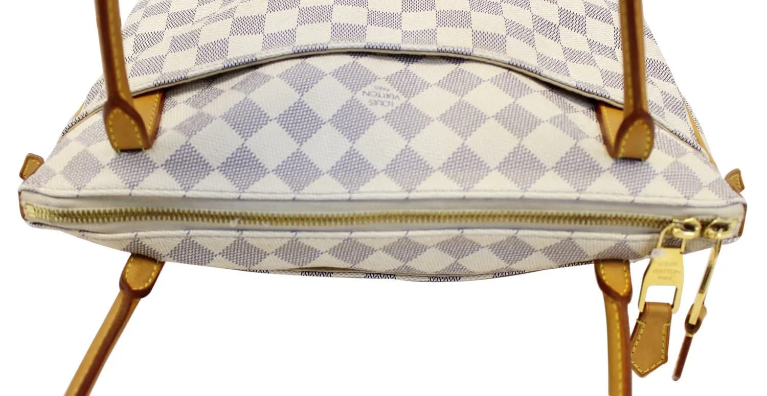 LOUIS VUITTON Damier Azur Figheri PM Shoulder Bag