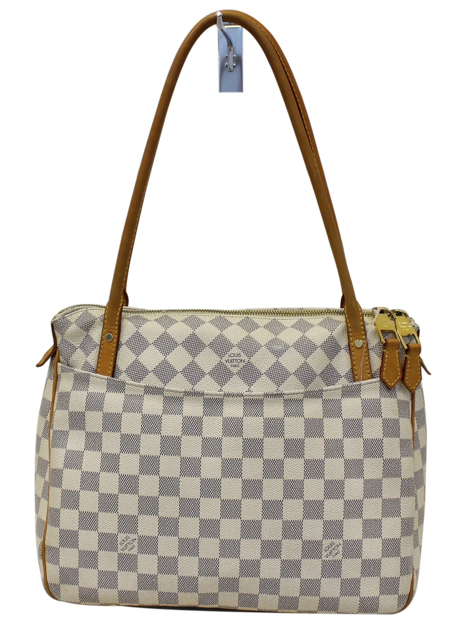 LOUIS VUITTON Damier Azur Figheri PM Shoulder Bag