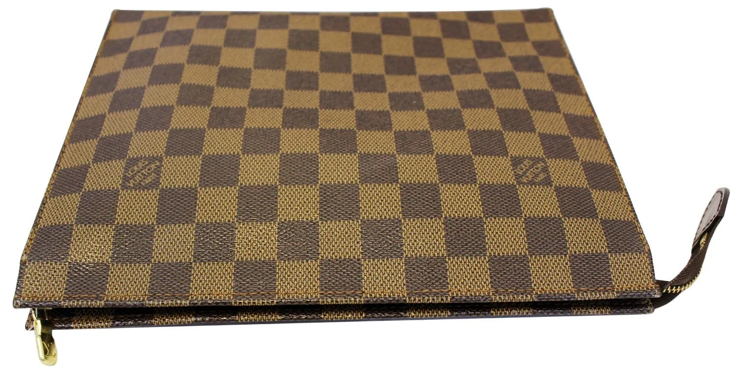 LOUIS VUITTON Damier Canvas Poche Toilette 26 Cosmetic Pouch
