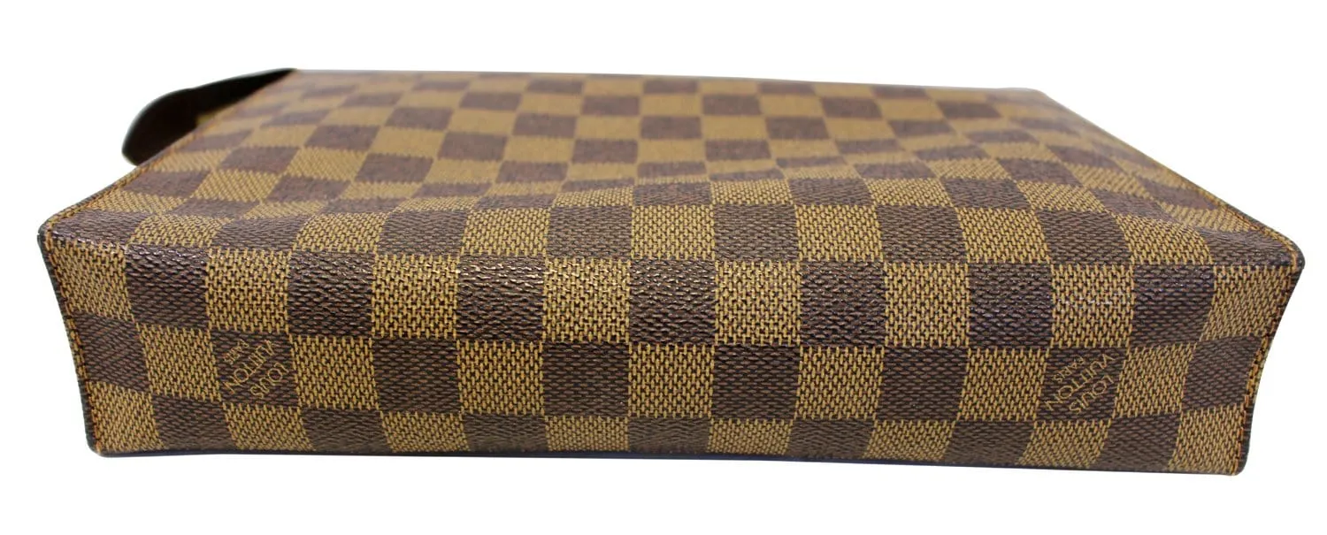 LOUIS VUITTON Damier Canvas Poche Toilette 26 Cosmetic Pouch