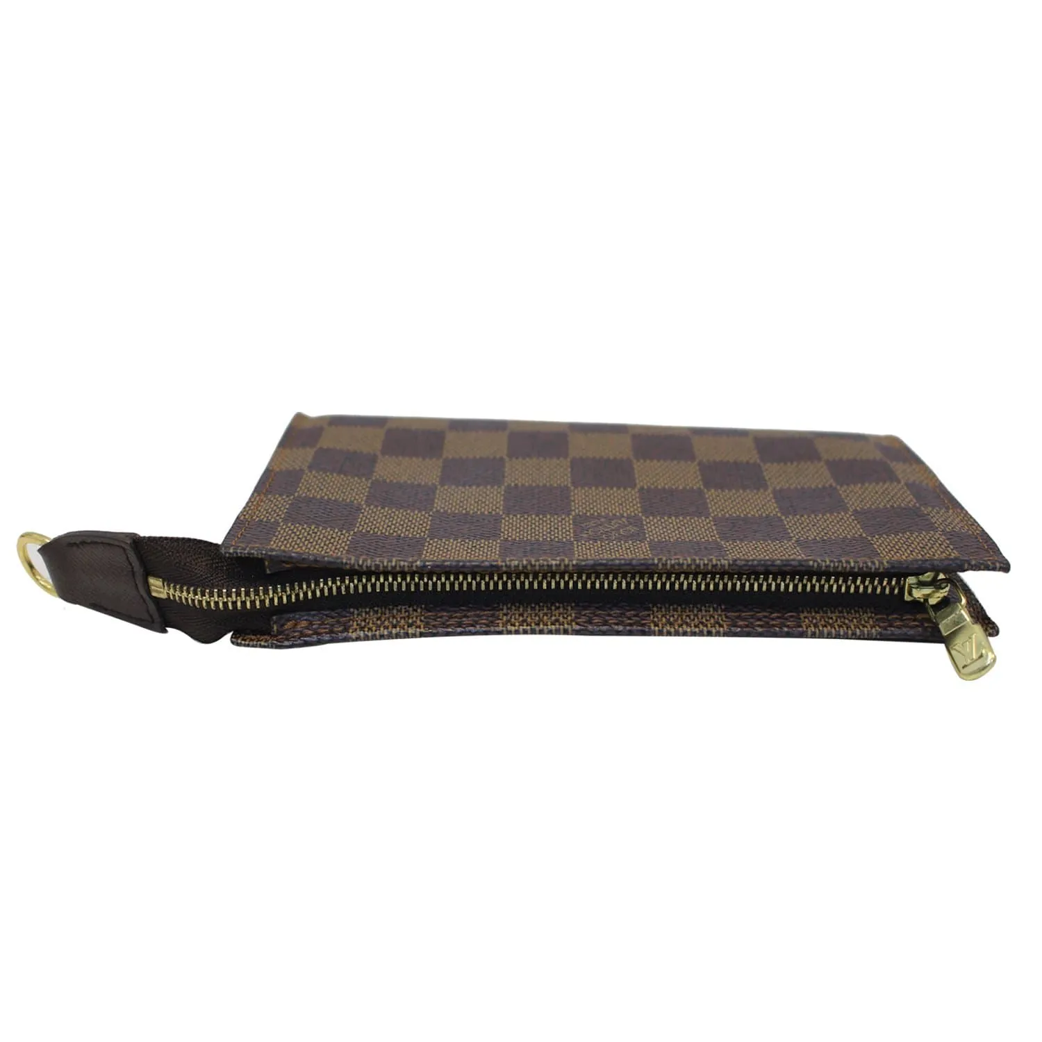 LOUIS VUITTON Damier Ebene Cosmetic Pouch Brown