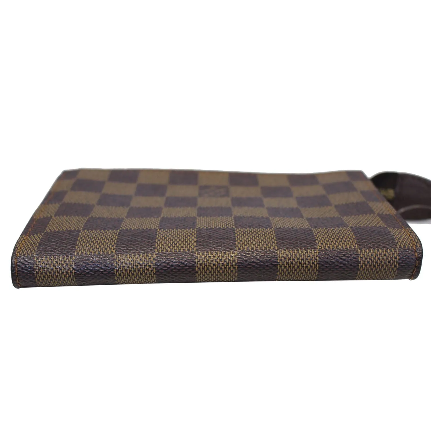 LOUIS VUITTON Damier Ebene Cosmetic Pouch Brown