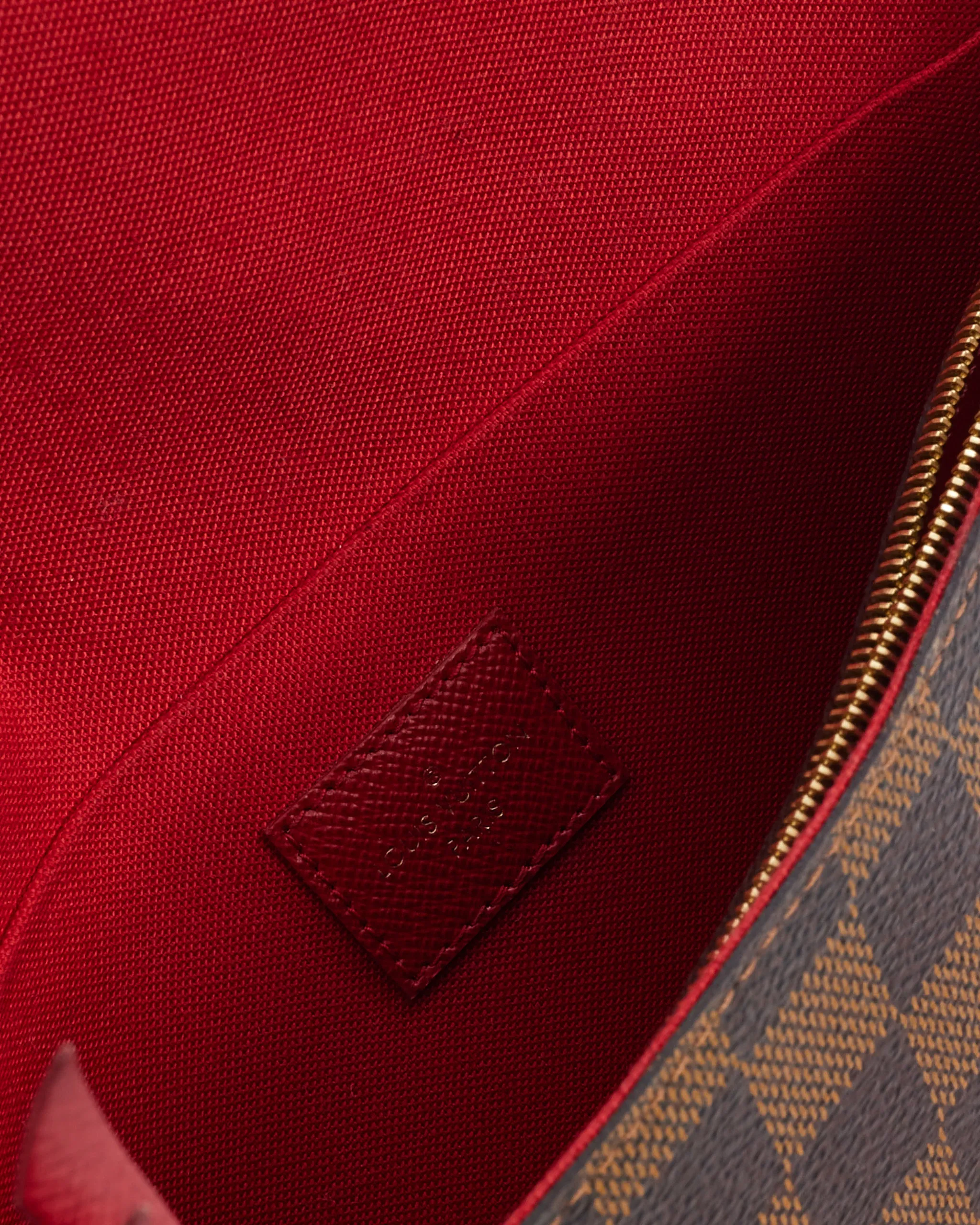 Louis Vuitton Damier Ebene Félicie Pochette Bag with Chain