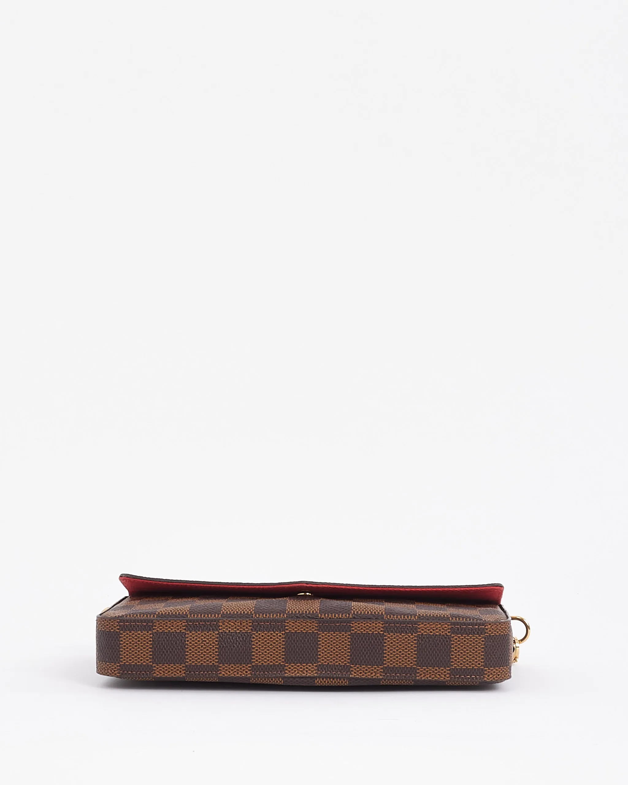 Louis Vuitton Damier Ebene Félicie Pochette Bag with Chain