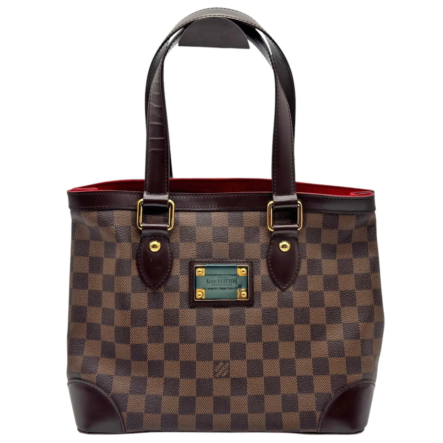 LOUIS VUITTON Damier Ebene Hampstead PM Shoulder Bag - Brown