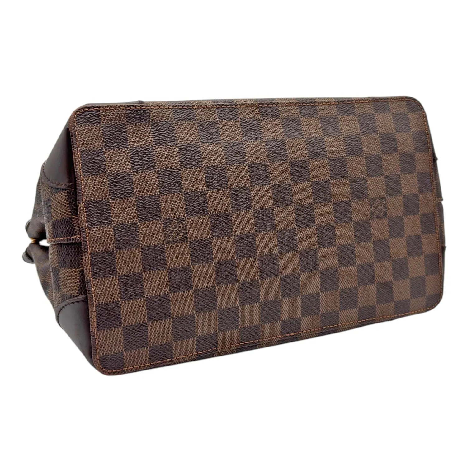 LOUIS VUITTON Damier Ebene Hampstead PM Shoulder Bag - Brown