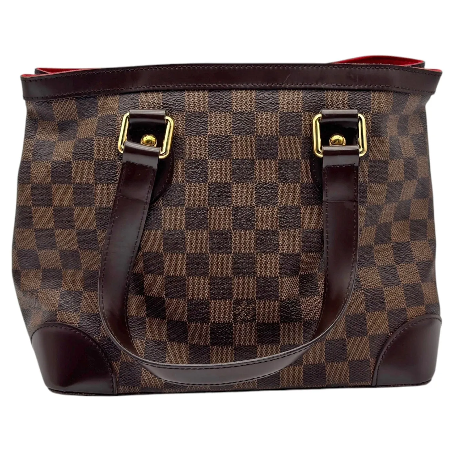 LOUIS VUITTON Damier Ebene Hampstead PM Shoulder Bag - Brown