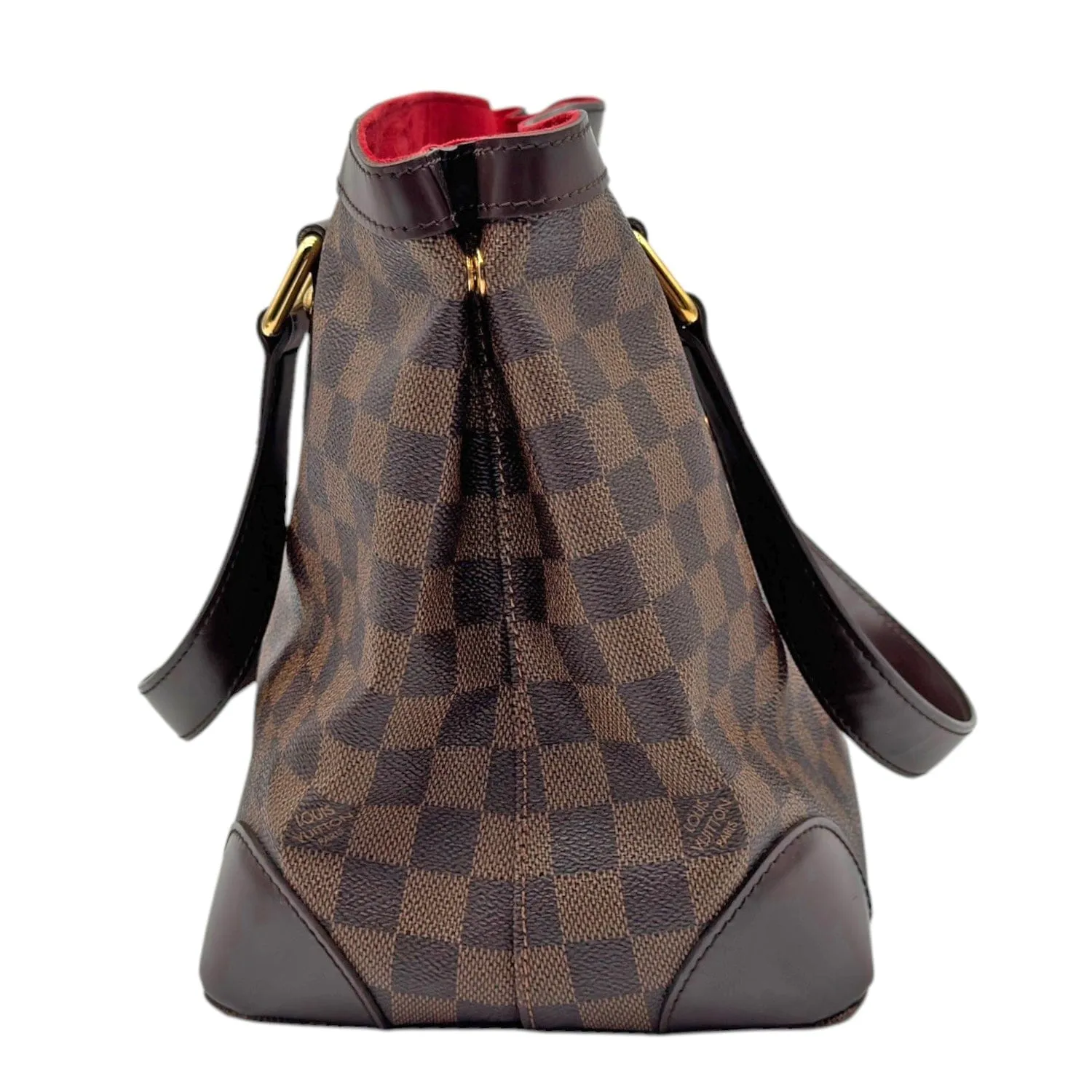 LOUIS VUITTON Damier Ebene Hampstead PM Shoulder Bag - Brown