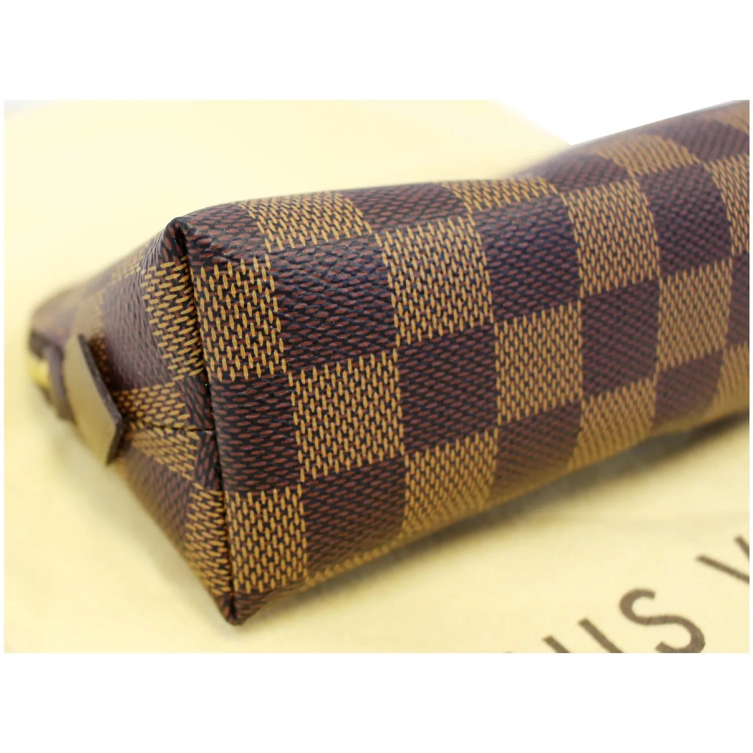 LOUIS VUITTON Damier Ebene Pochette Cosmetic Pouch