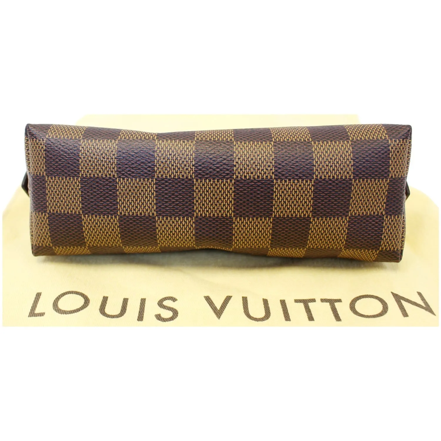 LOUIS VUITTON Damier Ebene Pochette Cosmetic Pouch