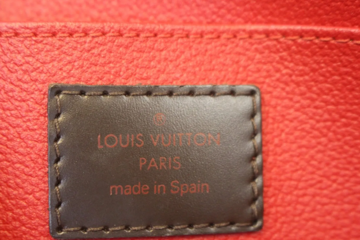 LOUIS VUITTON Damier Ebene Pochette Cosmetic Pouch