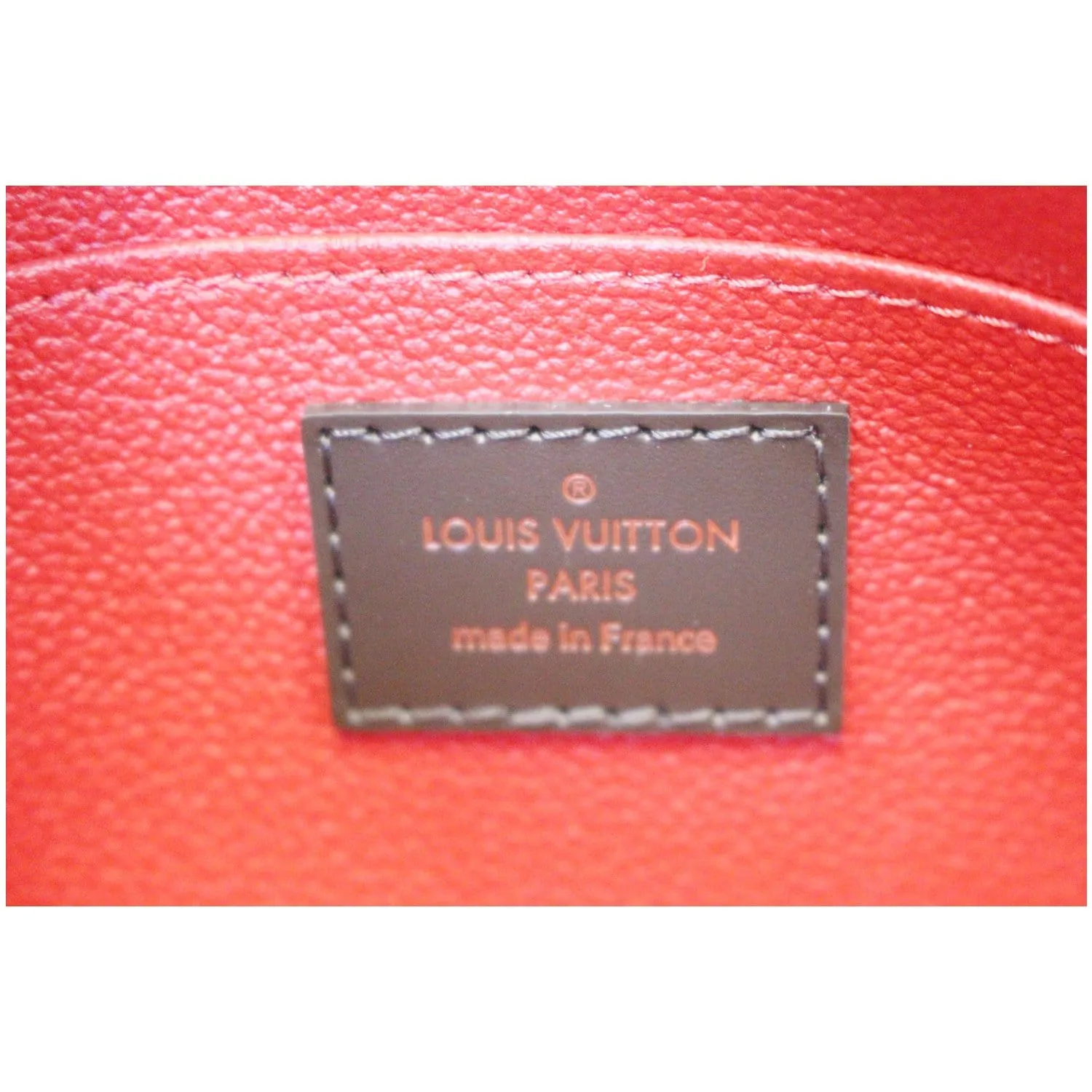 LOUIS VUITTON Damier Ebene Pochette Cosmetic Pouch