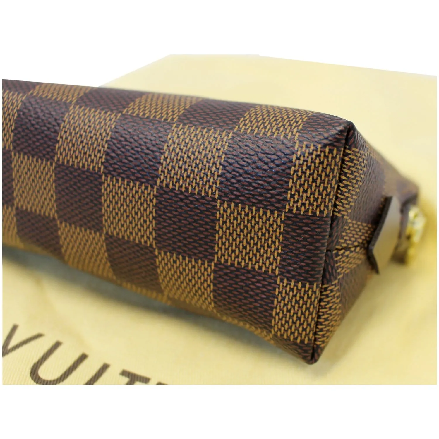 LOUIS VUITTON Damier Ebene Pochette Cosmetic Pouch