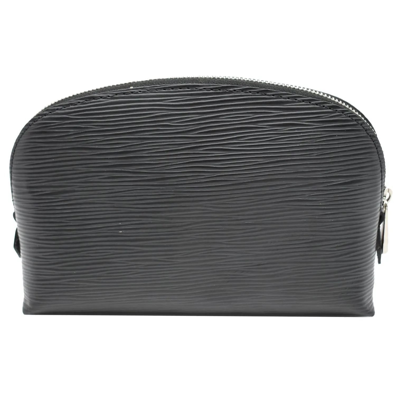 LOUIS VUITTON Epi Leather Pochette Cosmetic Pouch Black