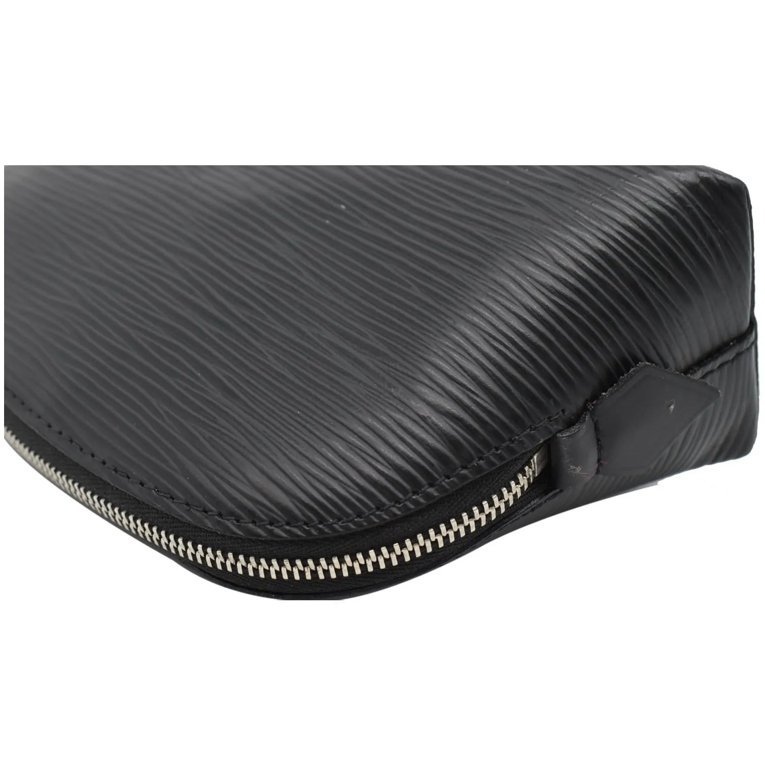 LOUIS VUITTON Epi Leather Pochette Cosmetic Pouch Black