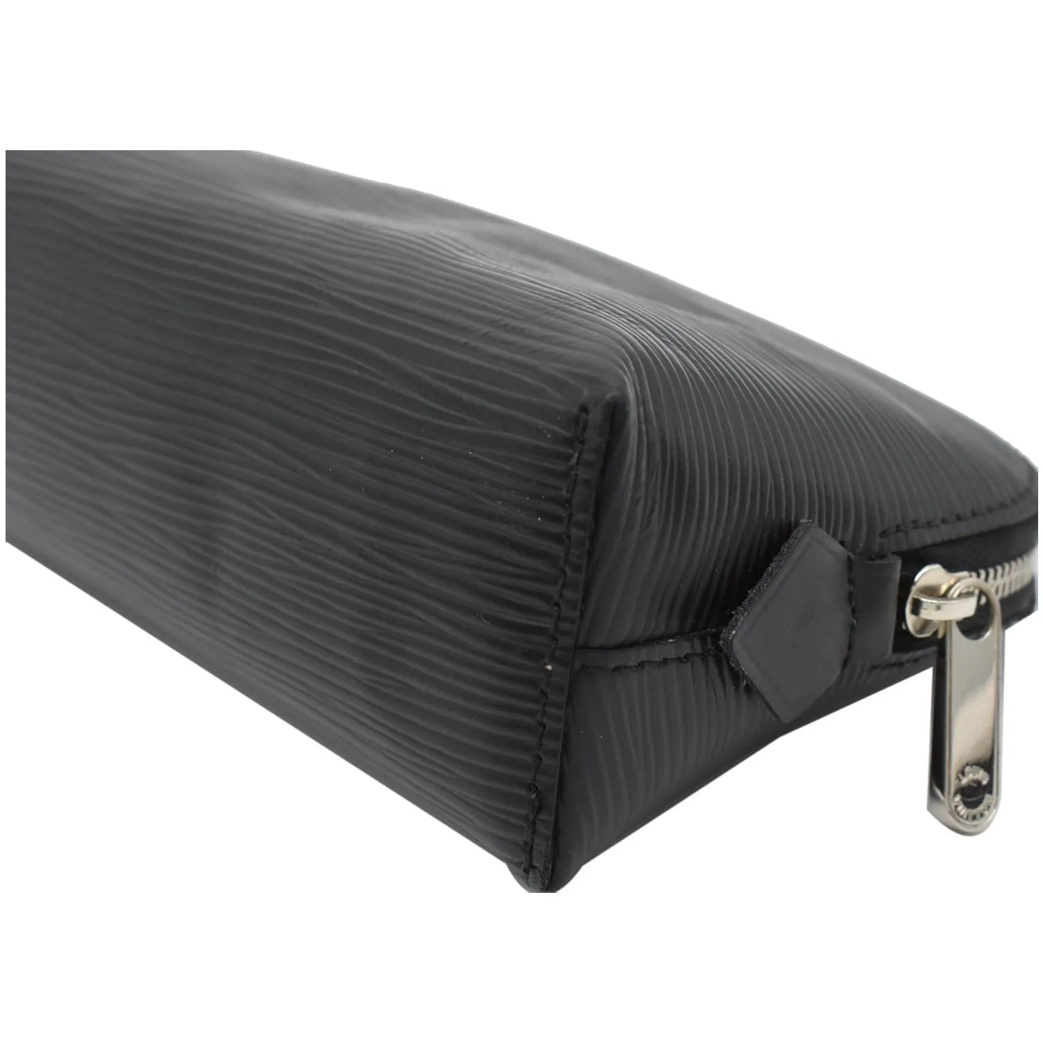 LOUIS VUITTON Epi Leather Pochette Cosmetic Pouch Black
