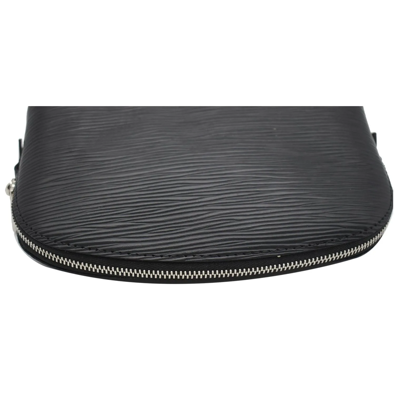 LOUIS VUITTON Epi Leather Pochette Cosmetic Pouch Black
