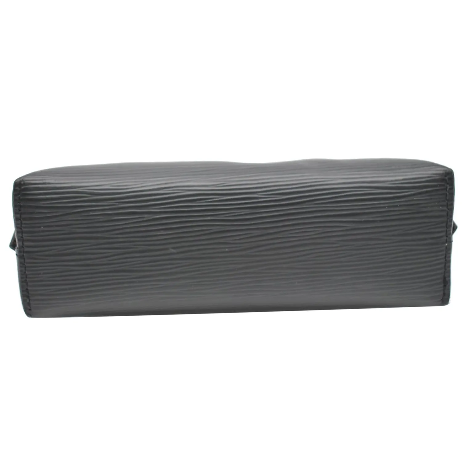 LOUIS VUITTON Epi Leather Pochette Cosmetic Pouch Black