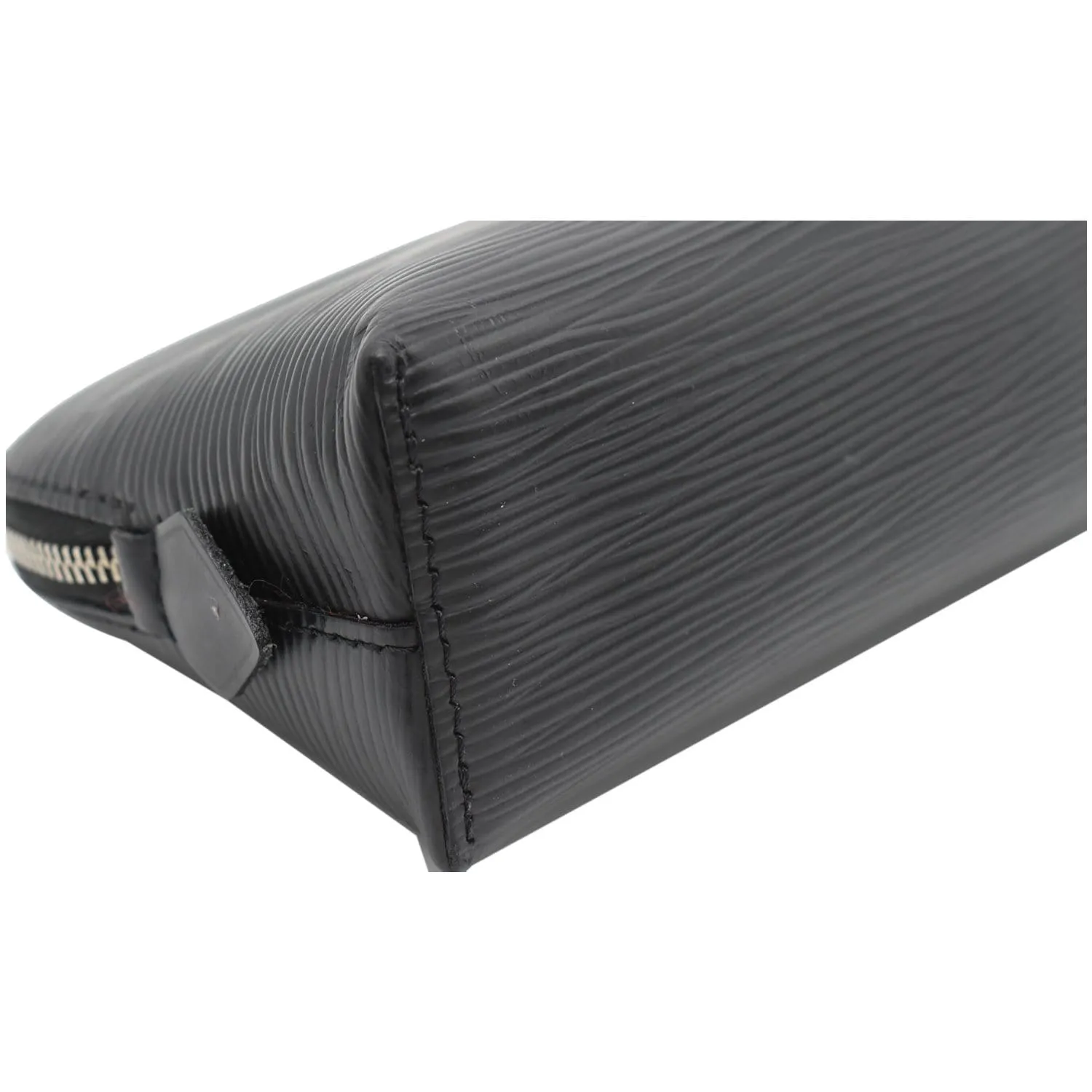 LOUIS VUITTON Epi Leather Pochette Cosmetic Pouch Black