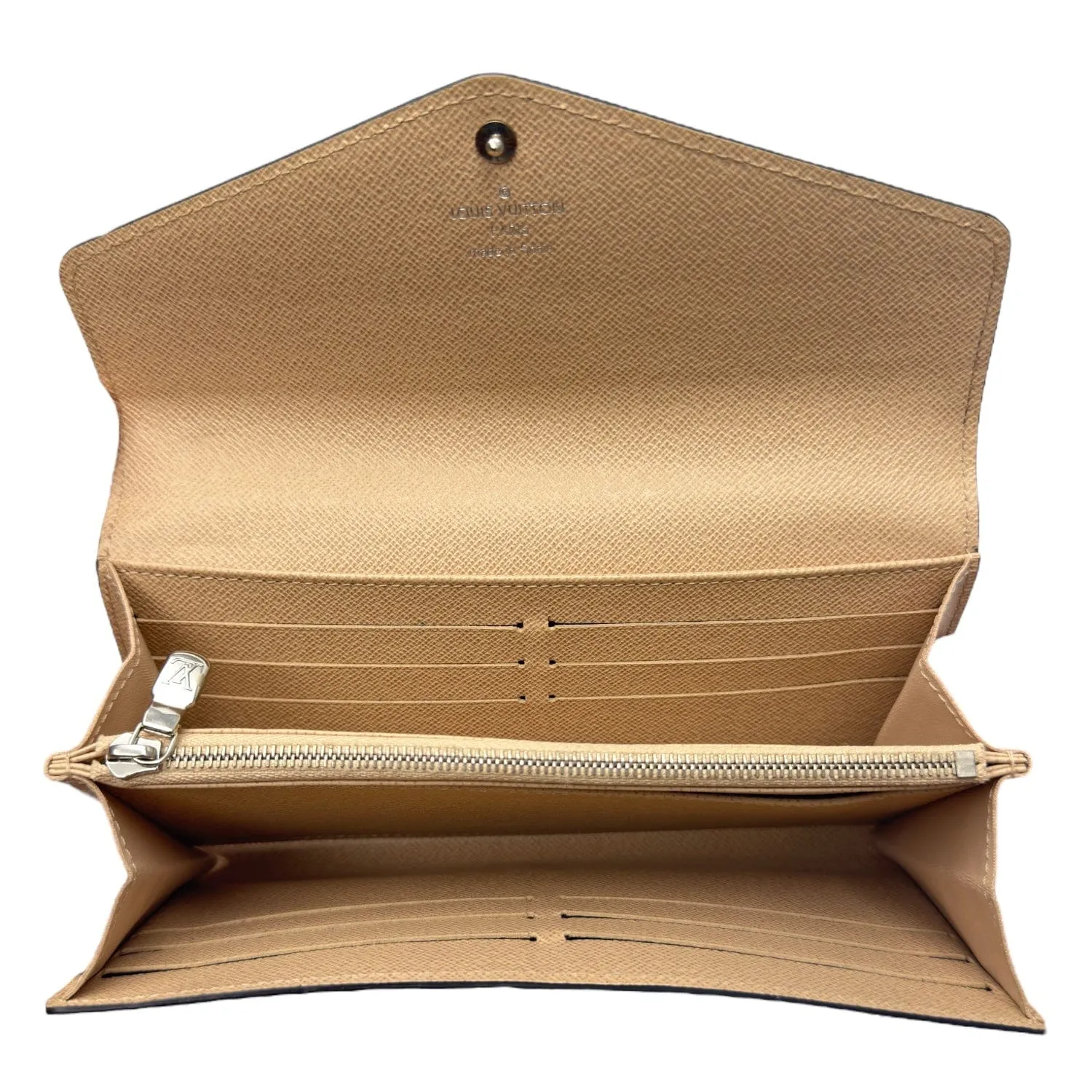 LOUIS VUITTON Epi Leather Sarah Long Wallet - Camel