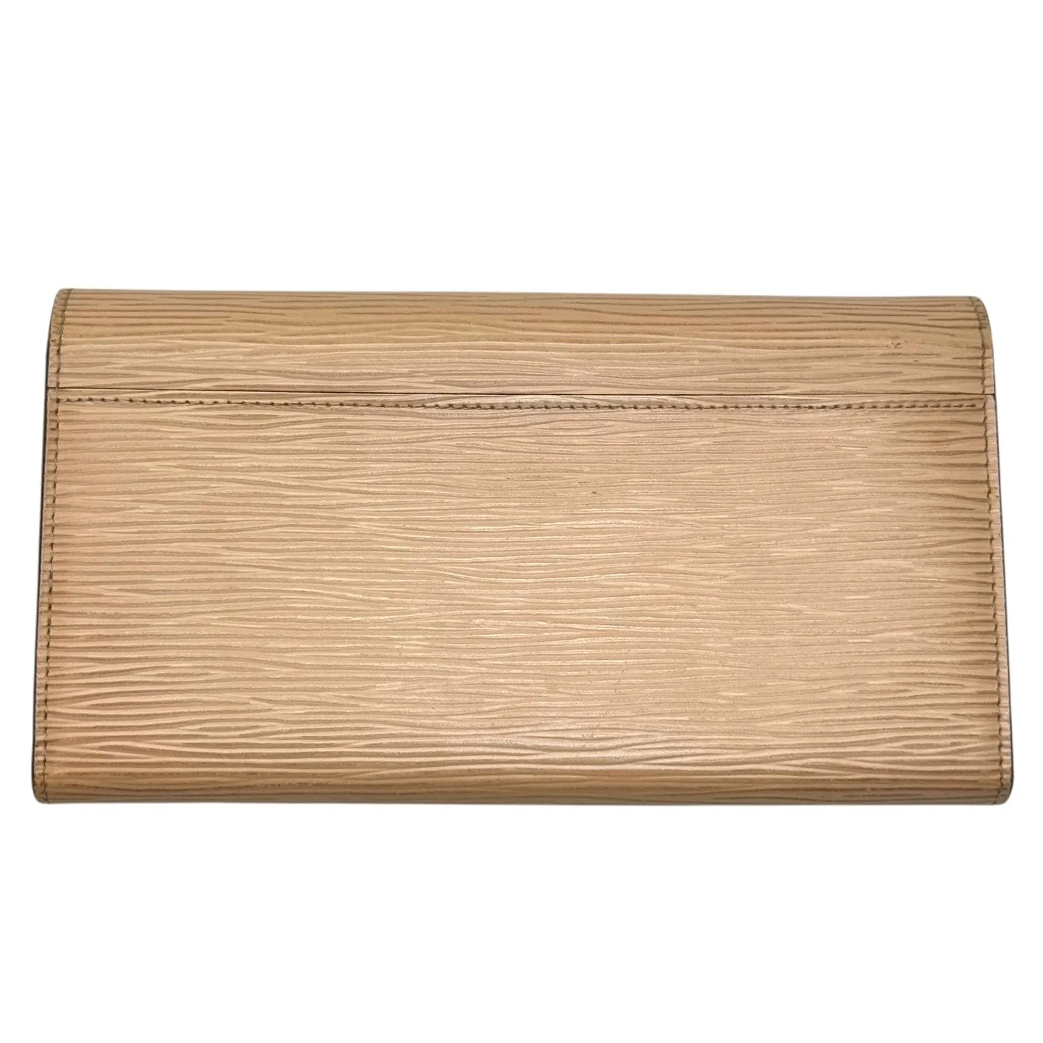LOUIS VUITTON Epi Leather Sarah Long Wallet - Camel