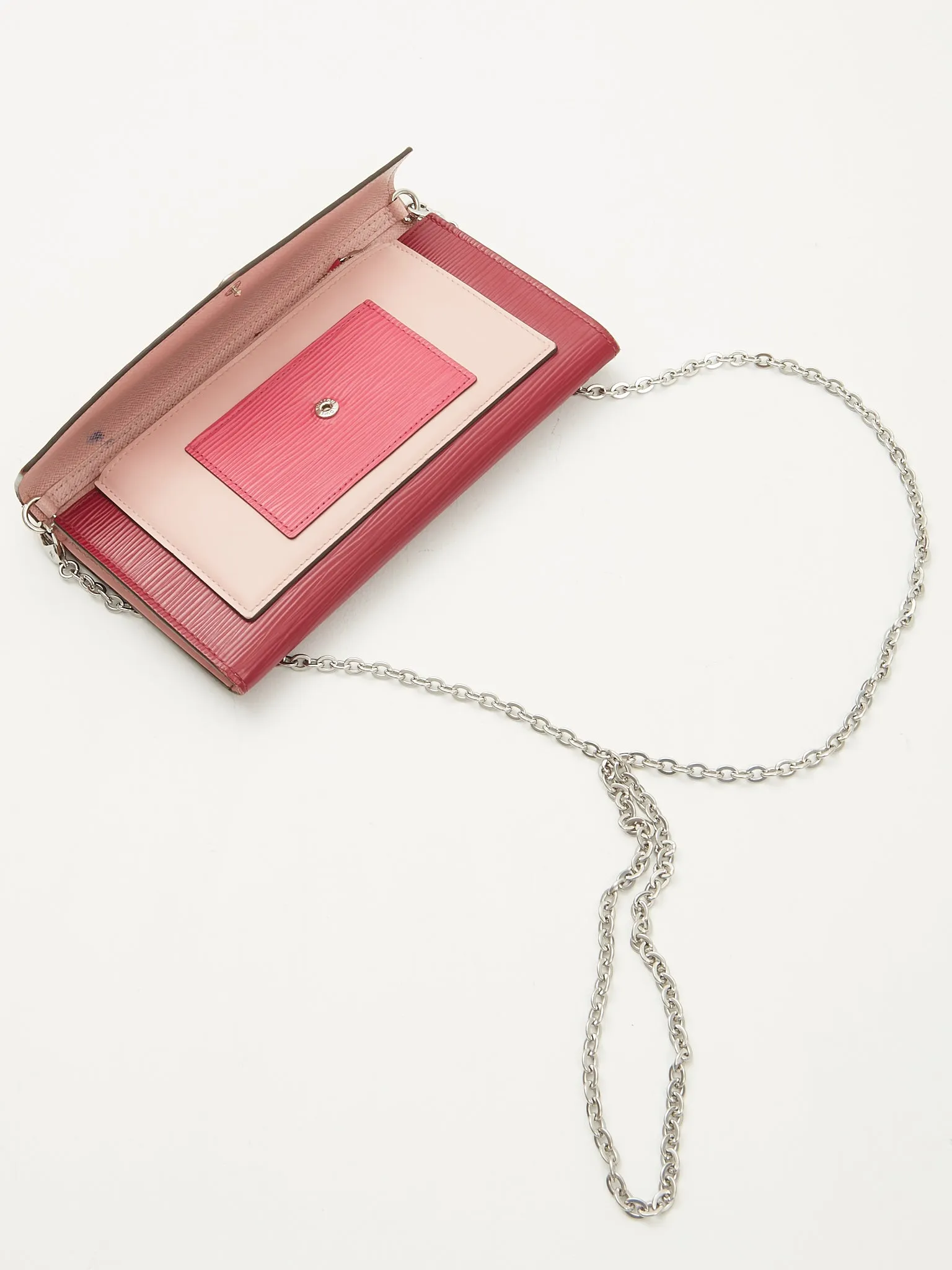 Louis Vuitton Epi Tri Color Wallet On Chain