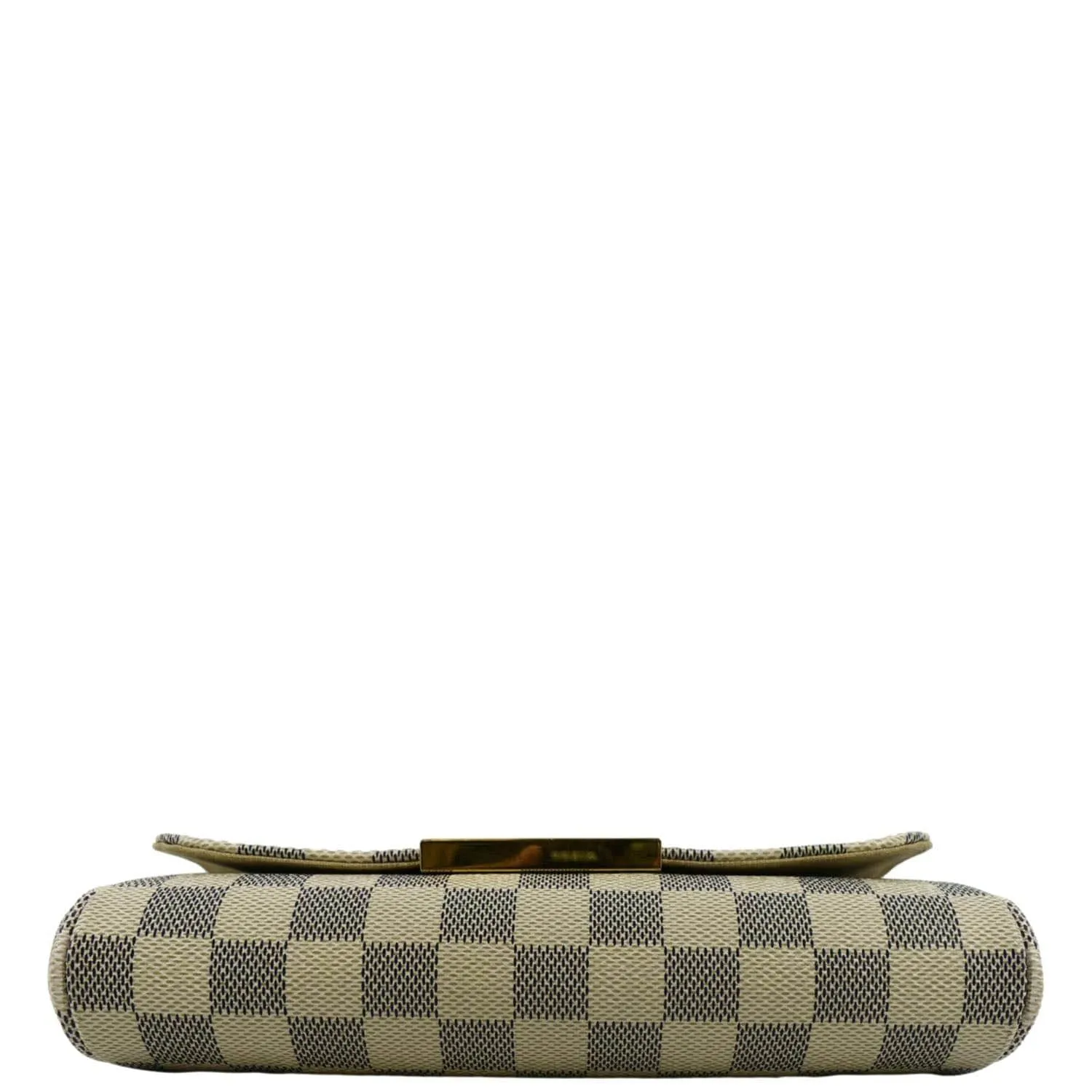 LOUIS VUITTON Favorite MM Damier Azur Crossbody Bag White