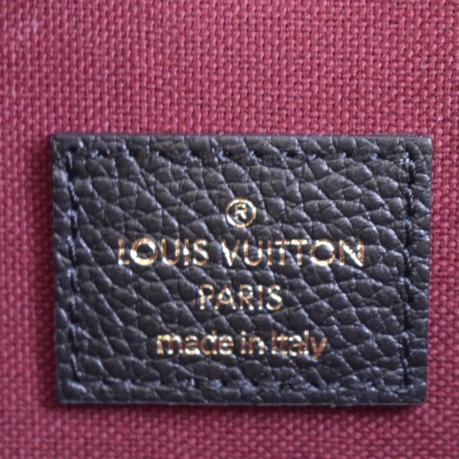 LOUIS VUITTON Felicie Pochette Monogram Empreinte Crossbody Bag Bicolor