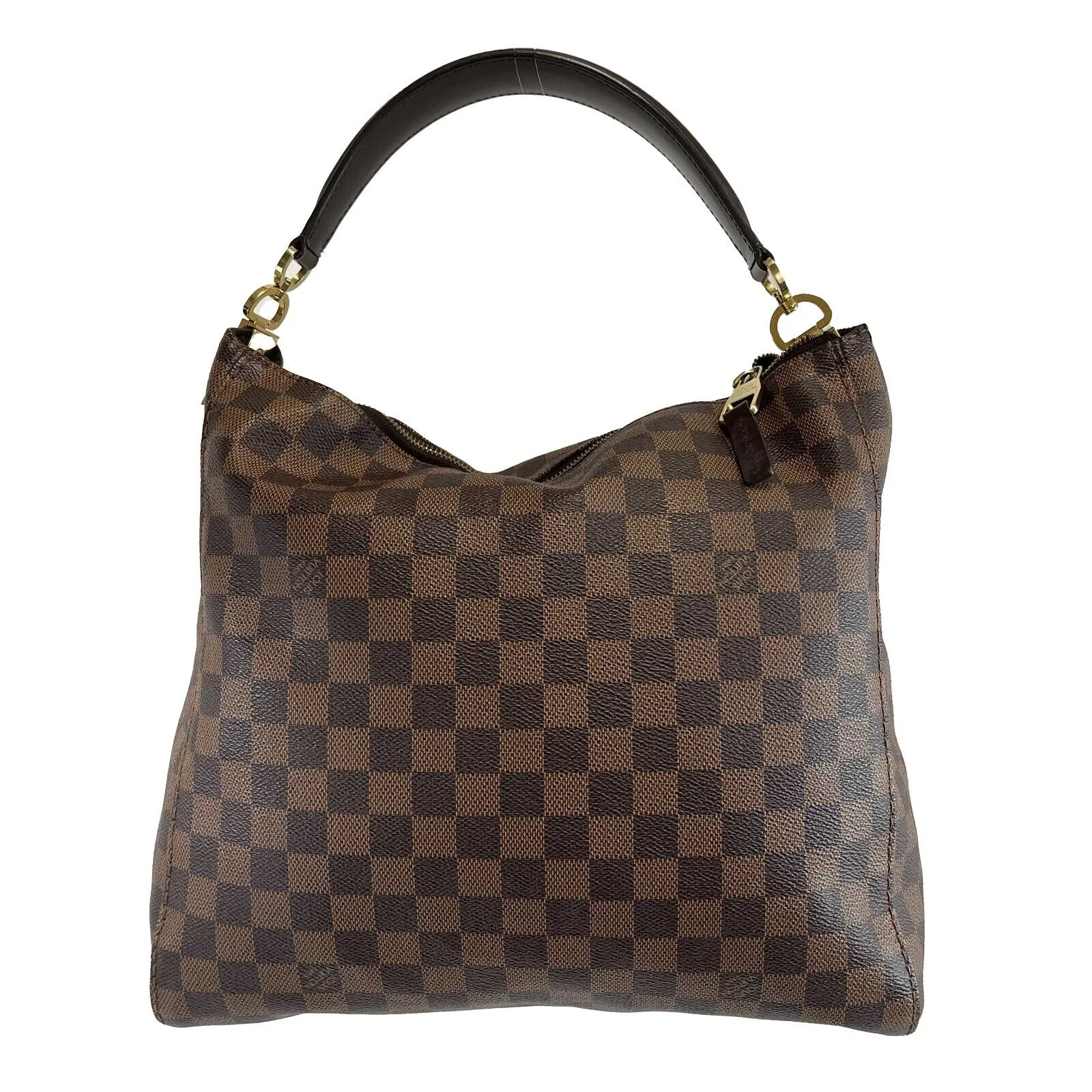 Louis Vuitton LV Portobello Damier Ebene PM Brown Shoulder Bag