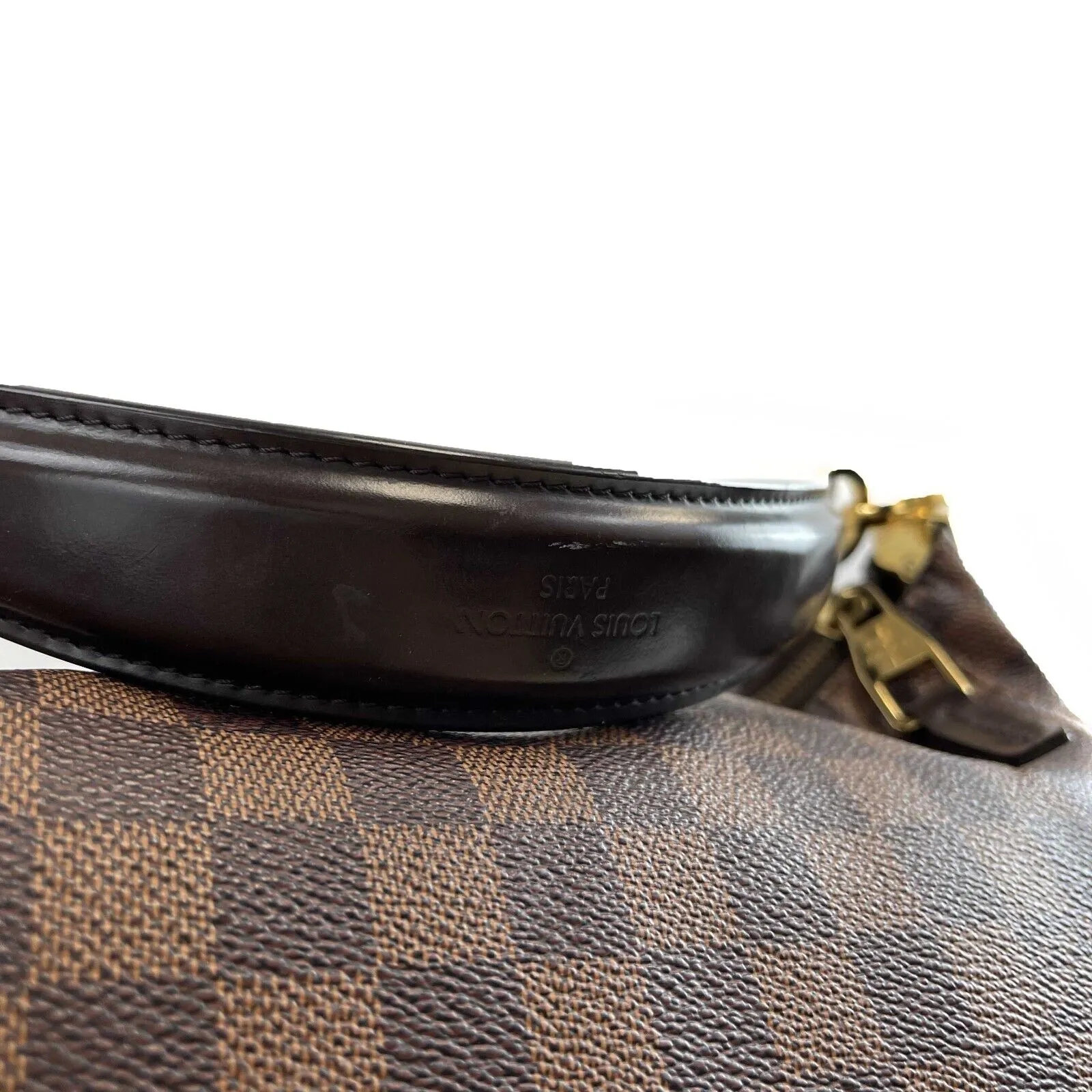 Louis Vuitton LV Portobello Damier Ebene PM Brown Shoulder Bag