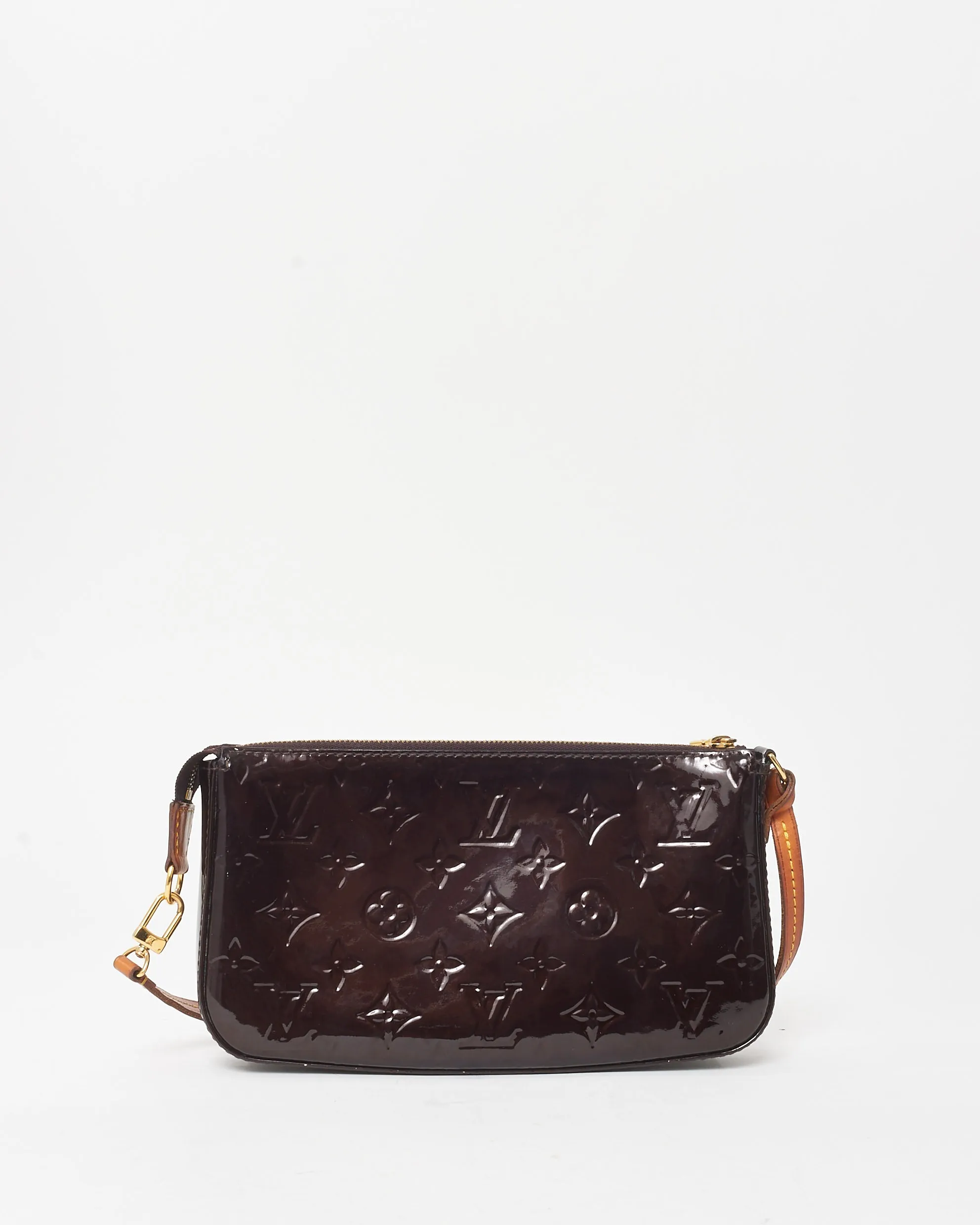Louis Vuitton Monogram Amarante Patent Leather Pochette D'Accessoires Bag