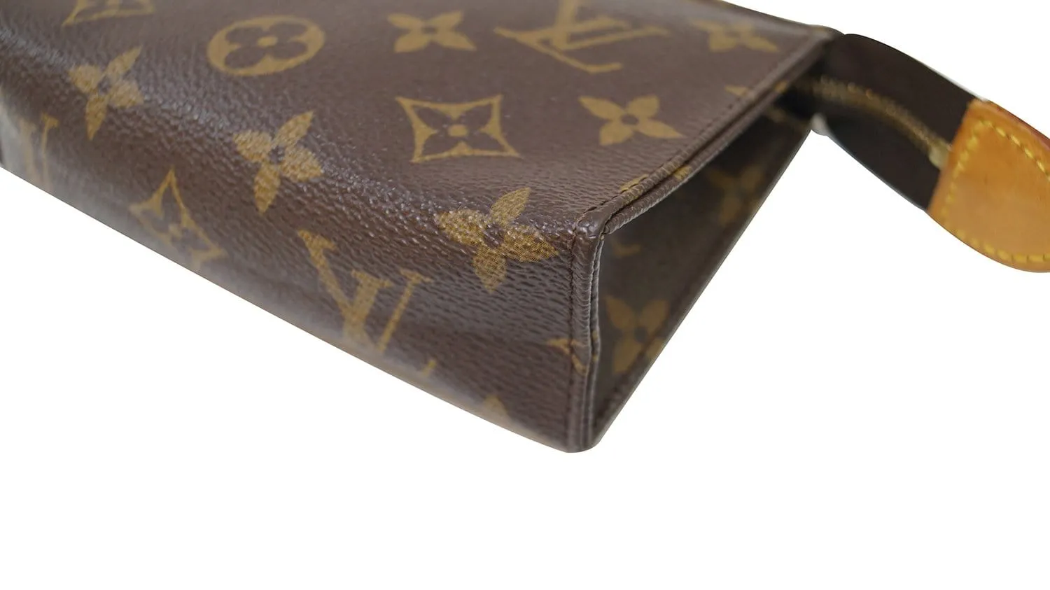 LOUIS VUITTON Monogram Canvas Poche Toilette 15 Cosmetic Pouch
