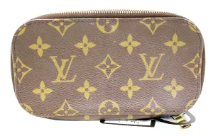 LOUIS VUITTON Monogram Canvas Trousse Blush PM Cosmetic Case