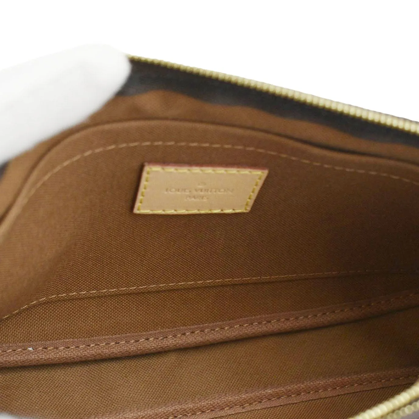 LOUIS VUITTON Multi Pochette Accessoires Monogram Canvas Crossbody Bag Brown