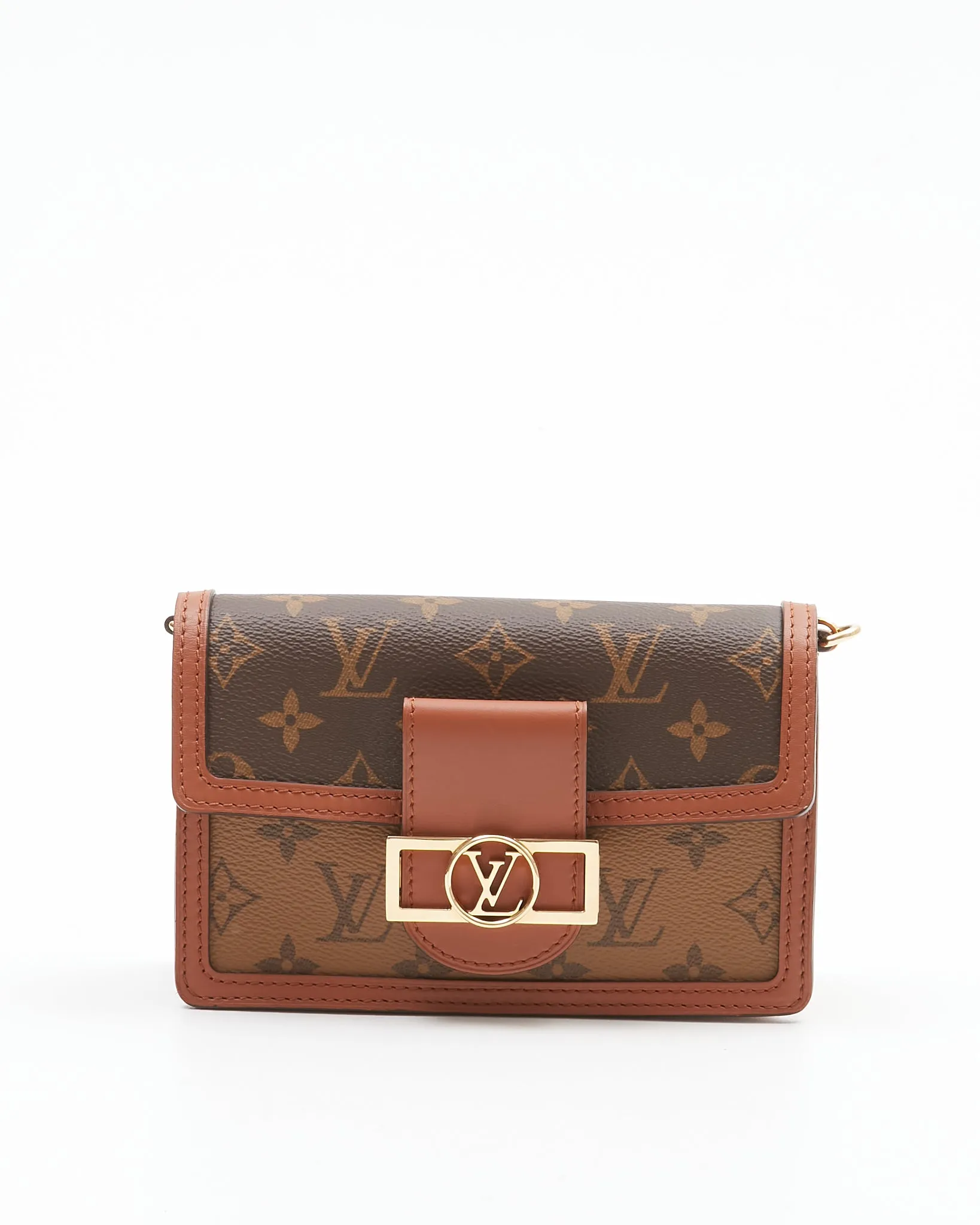 Louis Vuitton Reverse Monogram Canvas Dauphine Wallet On Chain