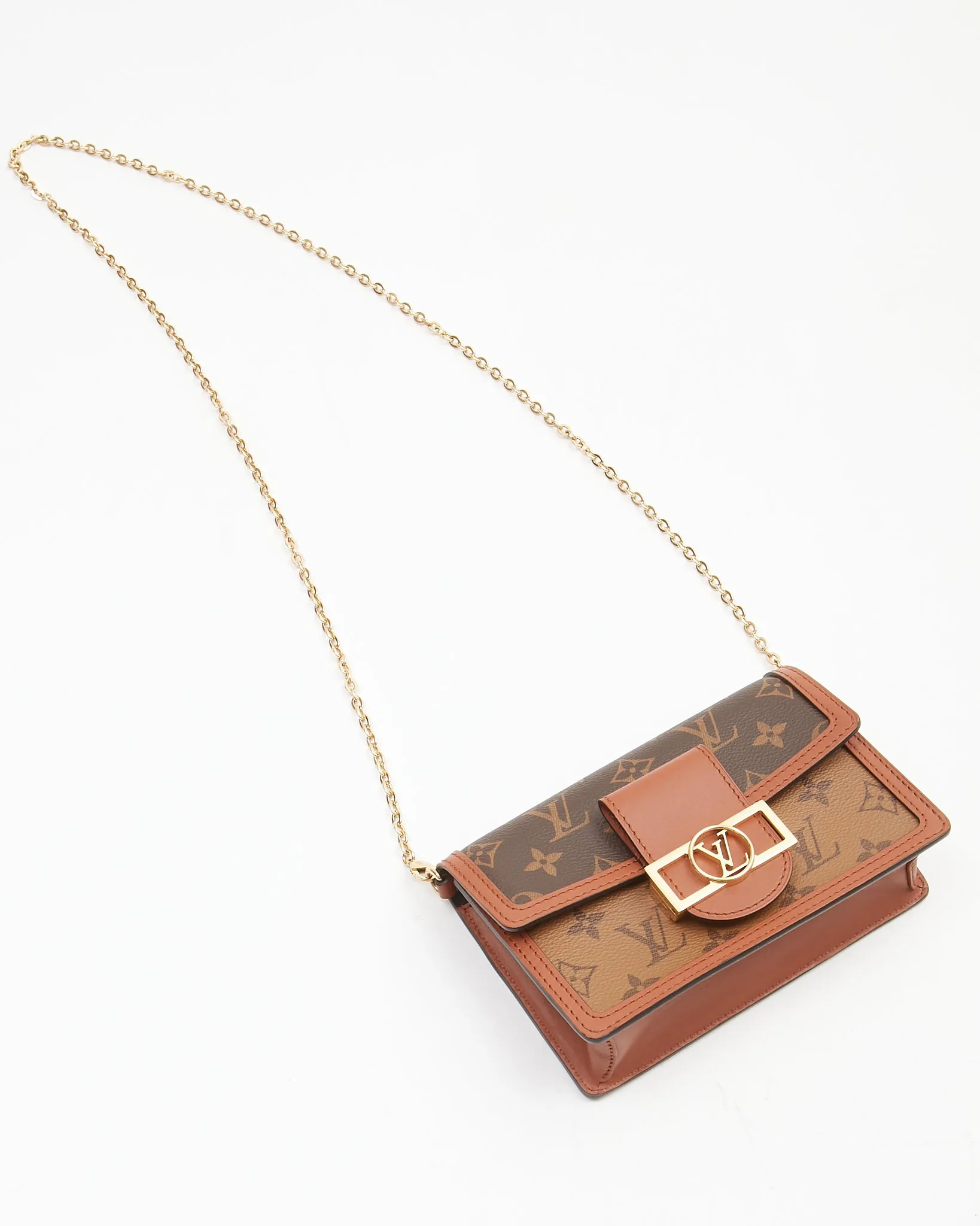 Louis Vuitton Reverse Monogram Canvas Dauphine Wallet On Chain