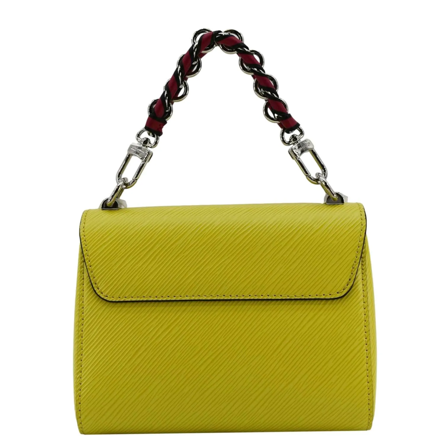 LOUIS VUITTON Twist PM Epi Leather Crossbody Bag Yellow