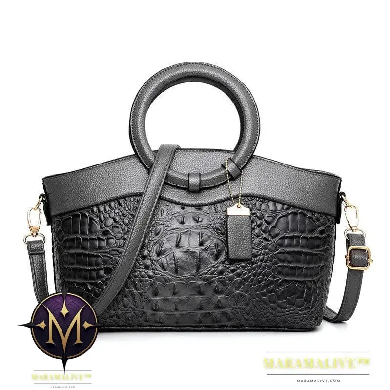 Luxury Handbags Women Bags Designer Crocodile Woman Leather