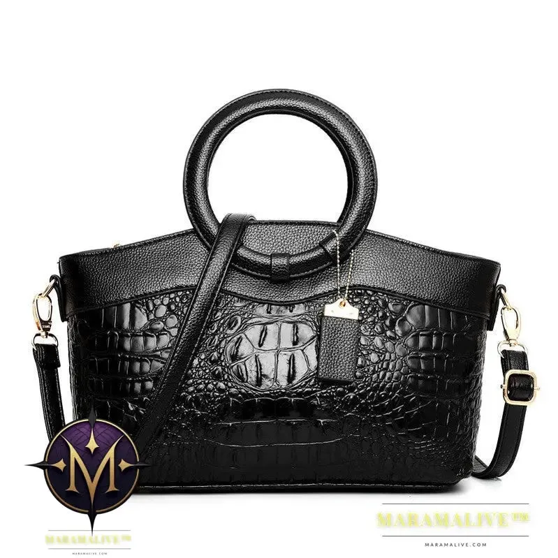 Luxury Handbags Women Bags Designer Crocodile Woman Leather